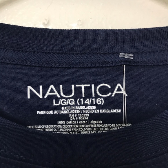 Nautica boys long sleeve shirt in royal blue - Picture 1 of 4